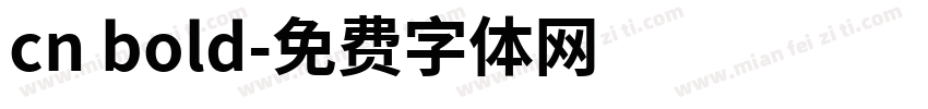 cn bold字体转换